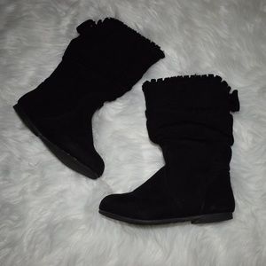 7c Toddler Girls Black Boots